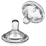 Baby Bottle Teats, 5 Flow Rates, 2-Pack