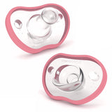 Flexy Soother - 0-3m Pink 2pk